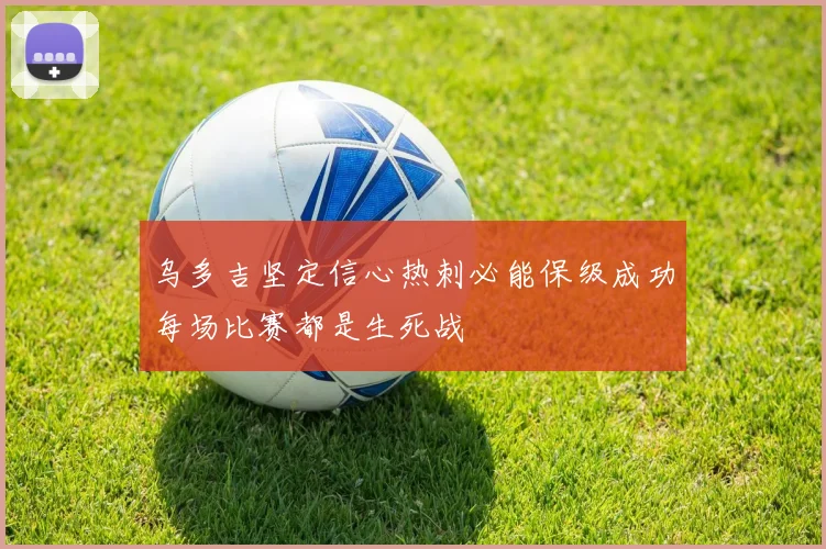 乌多吉坚定信心热刺必能保级成功每场比赛都是生死战